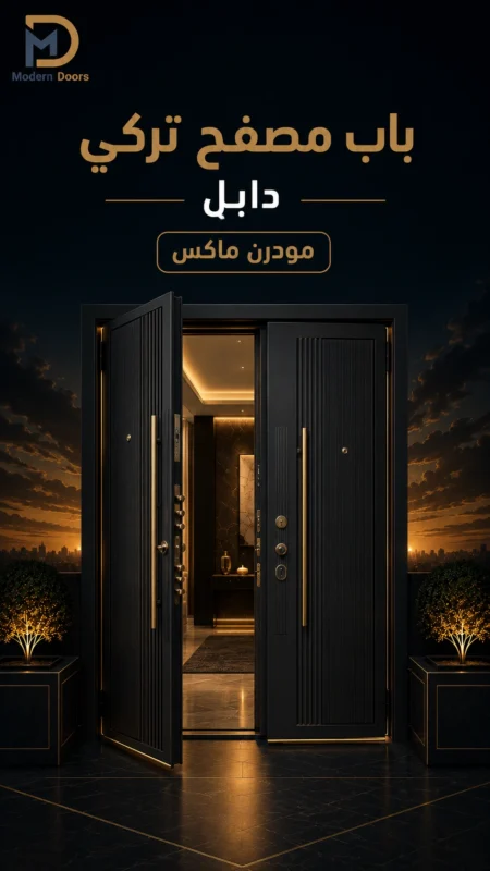 باب مصفح تركي دابل -مودرن ماكس